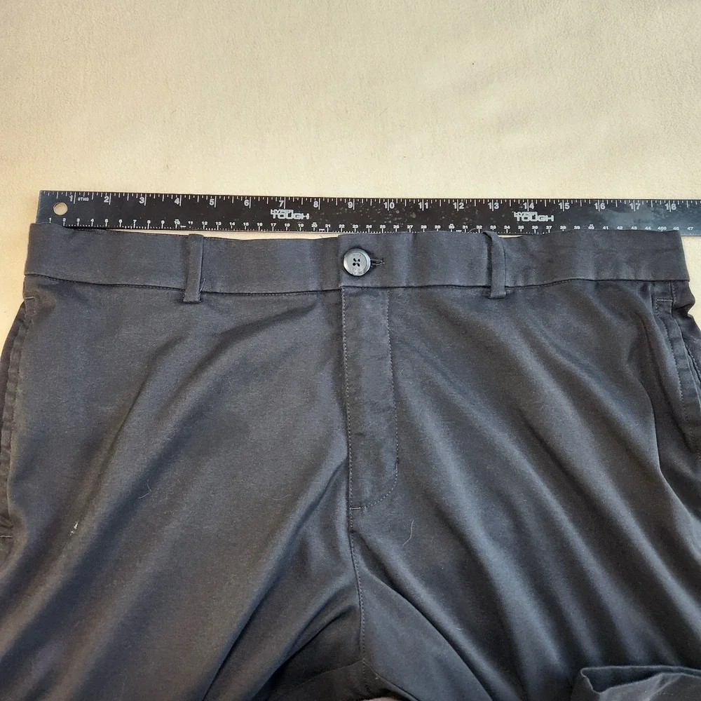 NIKE Dry-Fit Golf Chino Pants Mens 38x32 Large‎ Black Performance Stretch